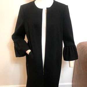 Long blazer cardigan
